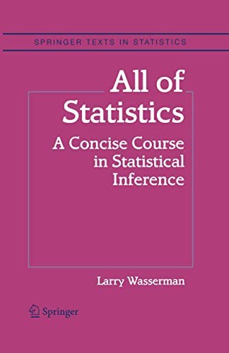 Cover of All of Statistics